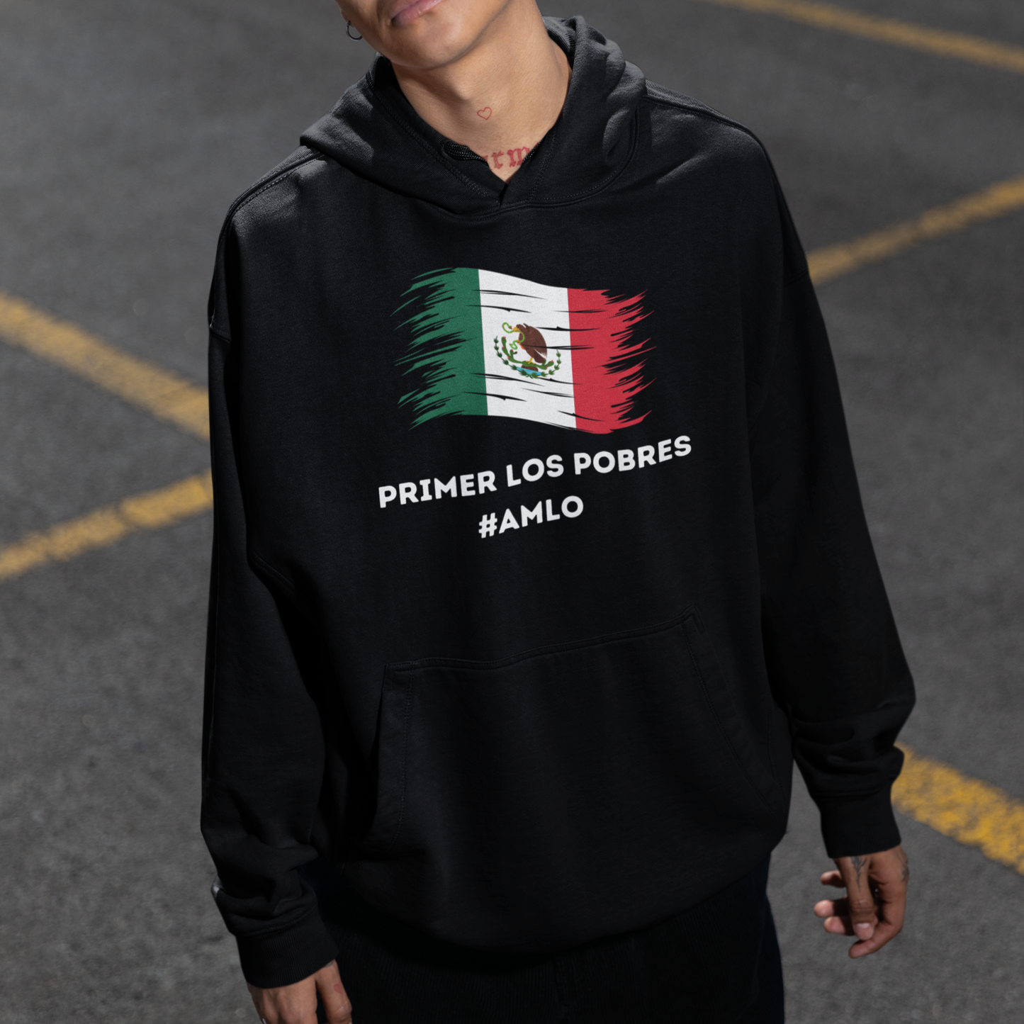 Primer los Pobres #AMLO Pullover Hoodie