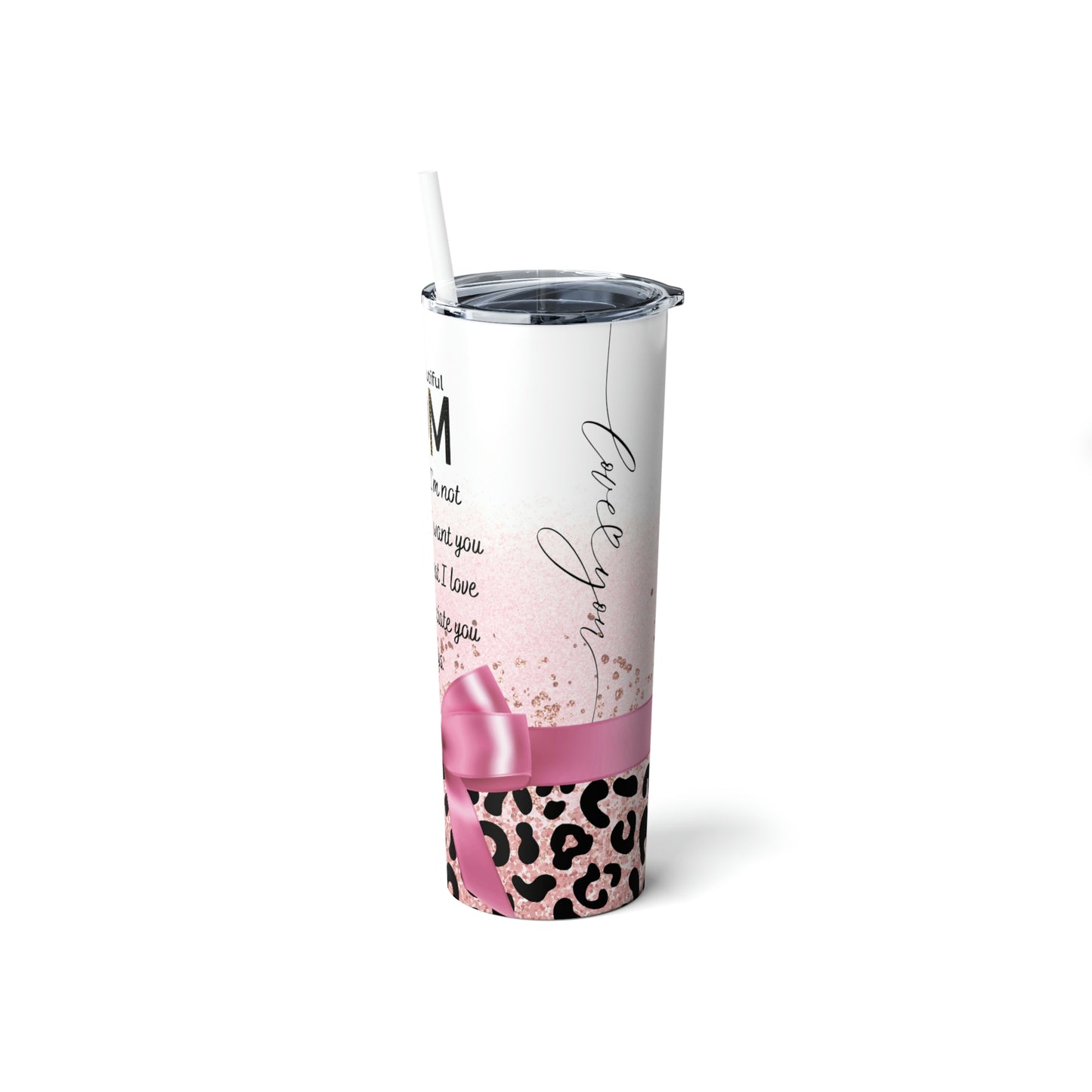 Mom Rose Gold  Steel Tumbler 20oz