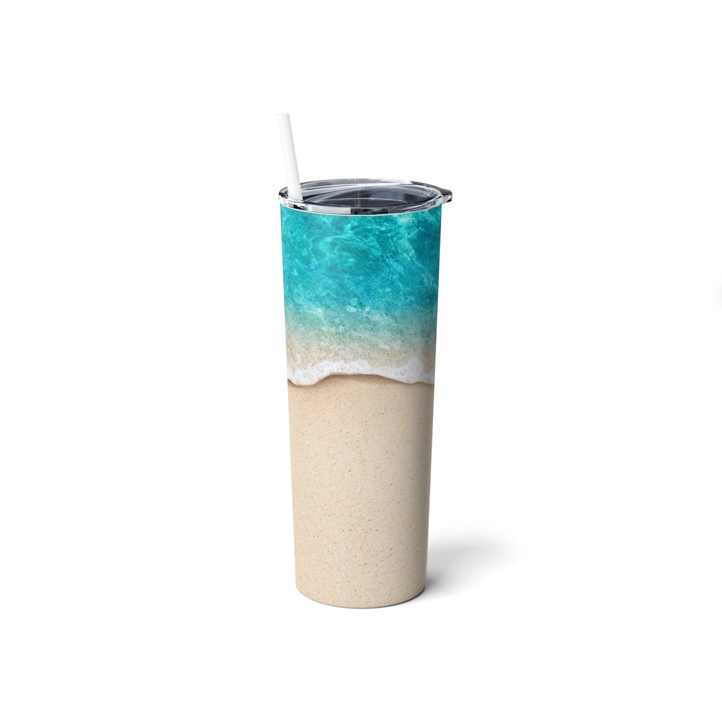 Beach Steel Tumbler 20oz