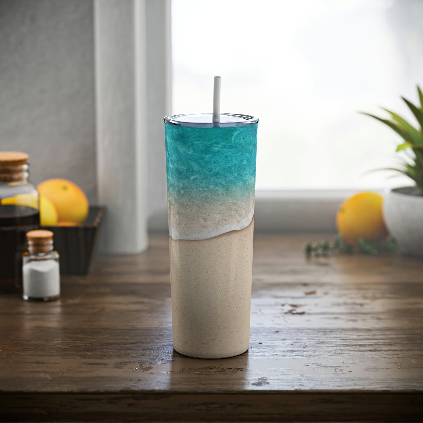 Beach Steel Tumbler 20oz