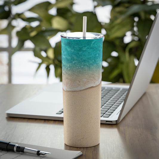 Beach Steel Tumbler 20oz