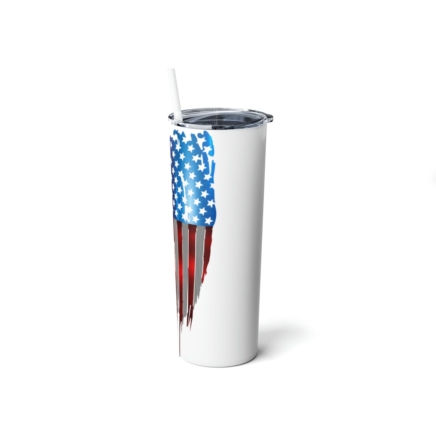 Metal American Flag Steel Tumbler 20oz