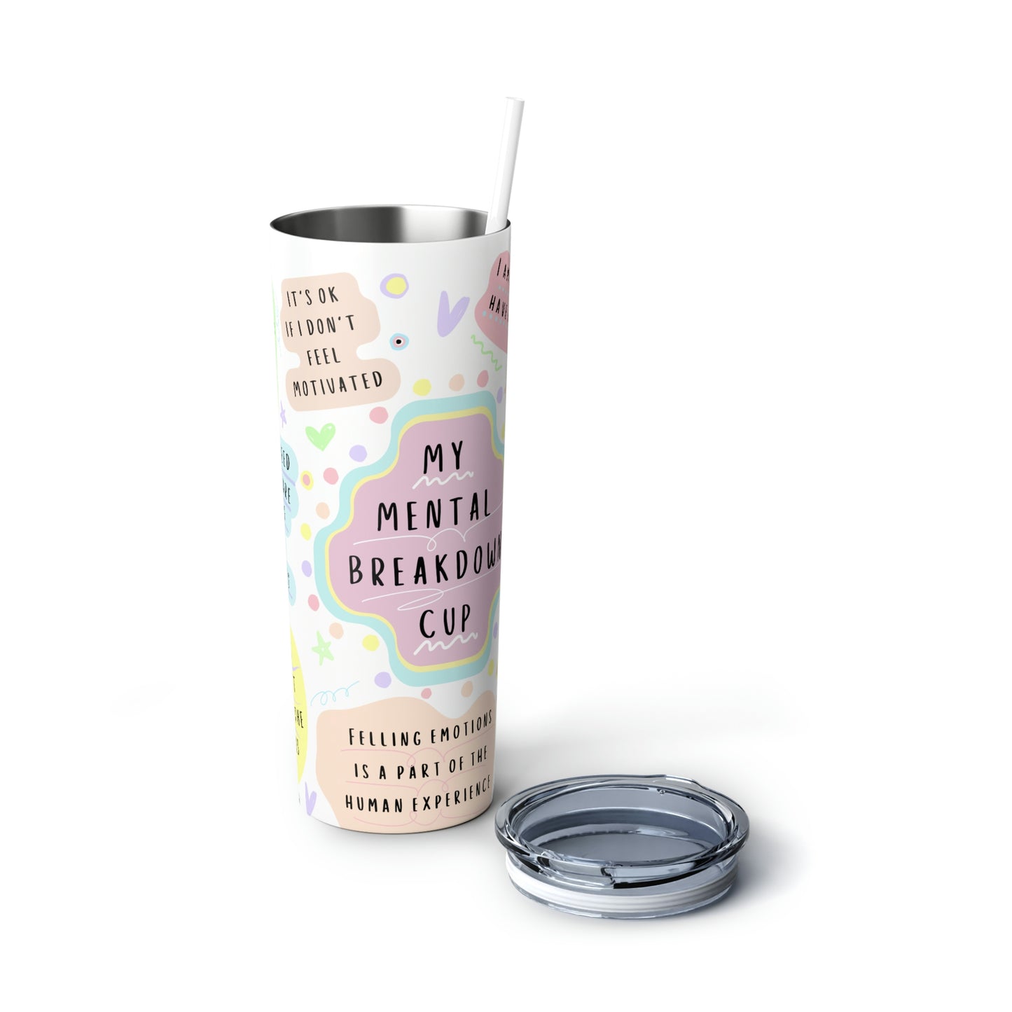 Mental Health Tumbler ,20oz