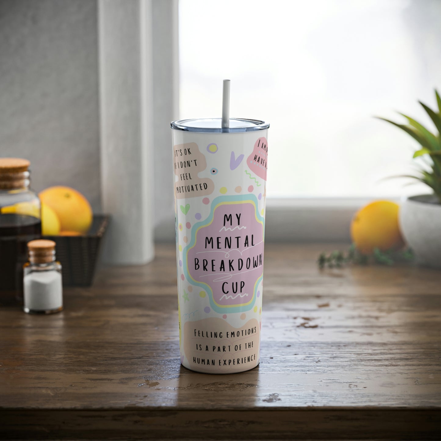 Mental Health Tumbler ,20oz