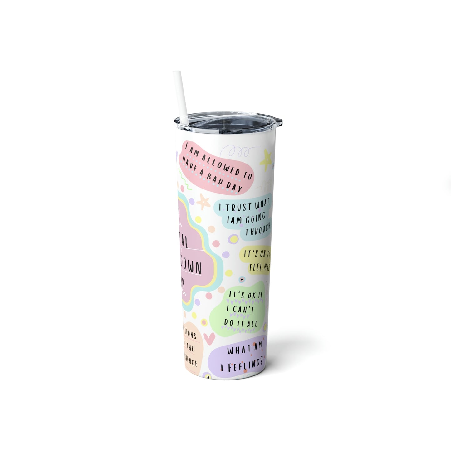 Mental Health Tumbler ,20oz