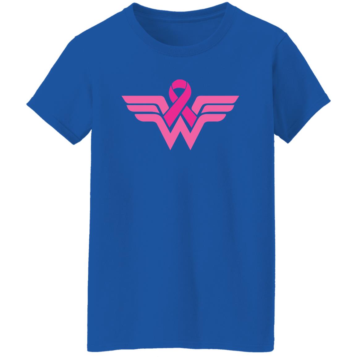 Wonder woman Cancer awareness T-shirt