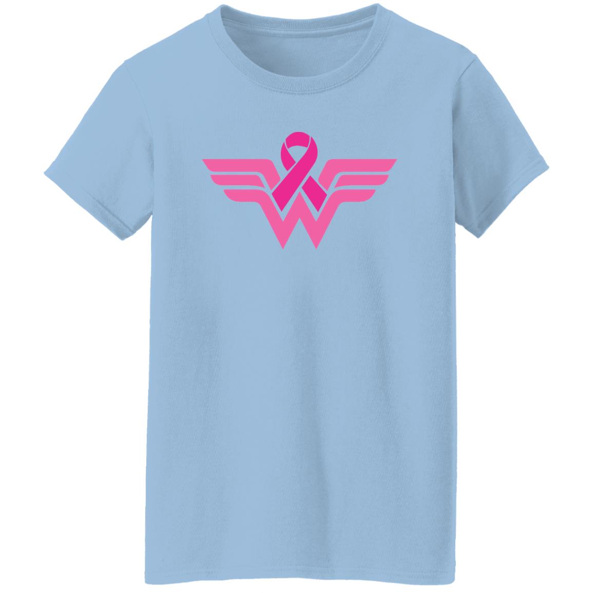 Wonder woman Cancer awareness T-shirt