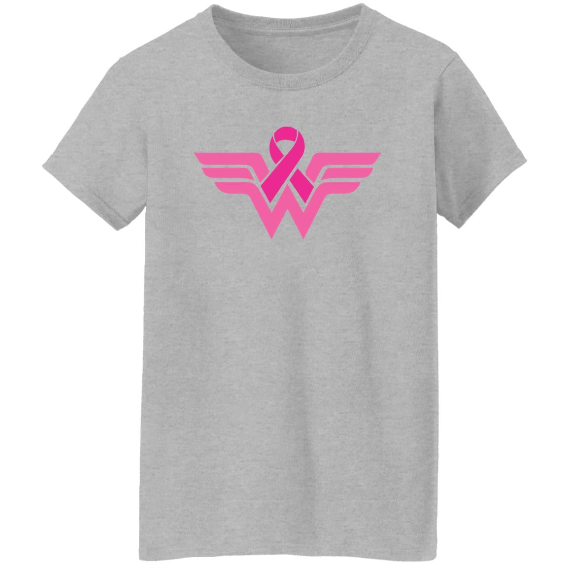 Wonder woman Cancer awareness T-shirt