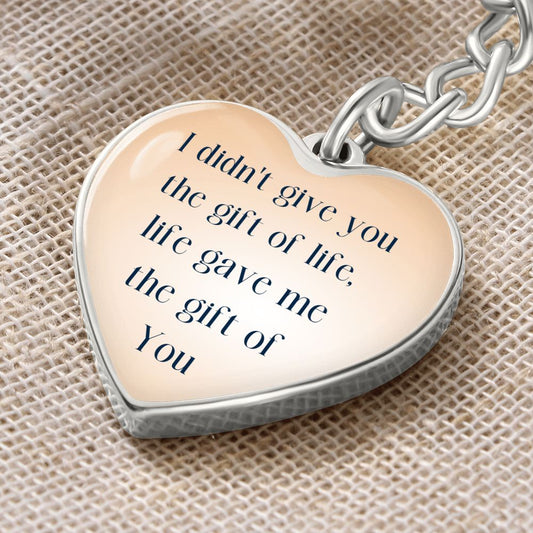 Heart warming message for your love one,  Keychain