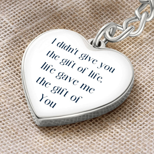 Heart warming message for your love one,  Keychain