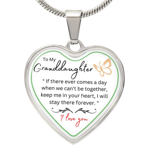 Granddaughter Heart Necklace