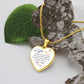 heart necklace, for my daughter, gift for her