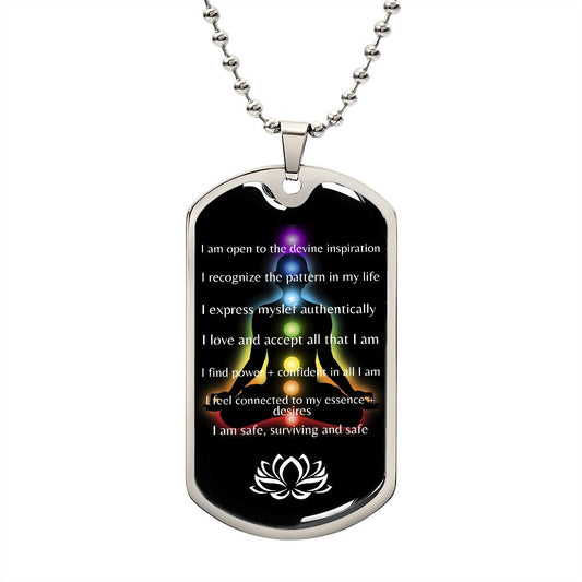Chakra Necklace, Daily Reminder