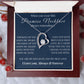 Forever Love Necklace, Promise Necklace, VD