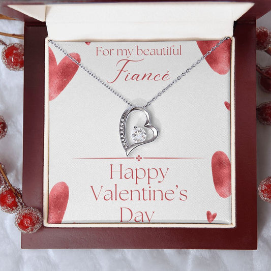 Forever Love Necklace, fiancé gift, Valentines day gift.