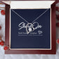 White Gold Forever Love Necklace
