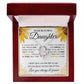 To my Beautiful Daughter, Sunflower, Necklace for her, Perfect gift for her