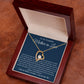 To my Beautiful Mom Heart Necklace