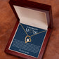 To my Beautiful Mom Heart Necklace