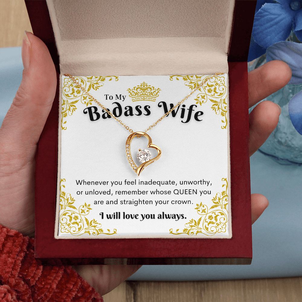 Badass Wife Necklace, Forever Love Necklace