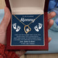 To my Beautiful Mom Heart Necklace
