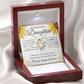 To my Beautiful Daughter, Sunflower, Necklace for her, Perfect gift for her