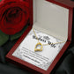 To My Badass Wife, Heart Necklace,