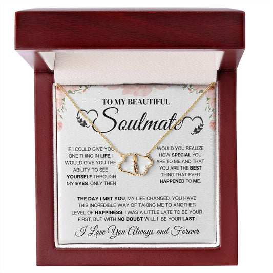 Everlasting Love Necklace, Soulmate, Wife, Fiance, Girlfriend, Perfect for Valentine's day or any occasion