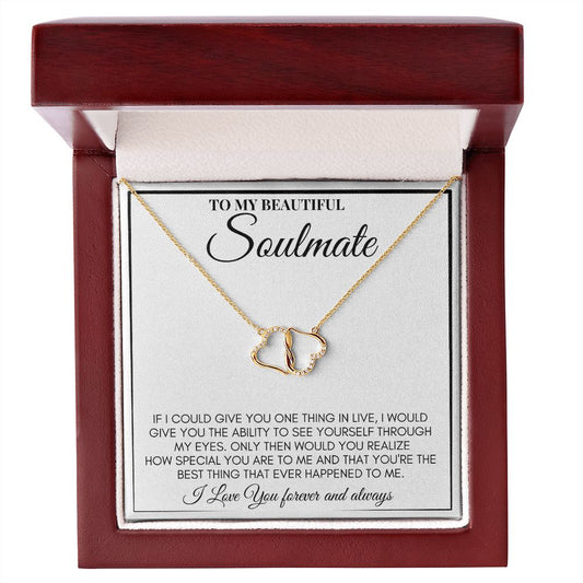 Everlasting Love Necklace for her, Soulmate, gift for her, Best gift, women,