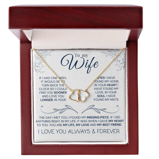 Everlasting Love Necklace for her, Wife