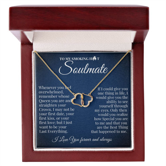 Everlasting Love Necklace for her, Soulmate
