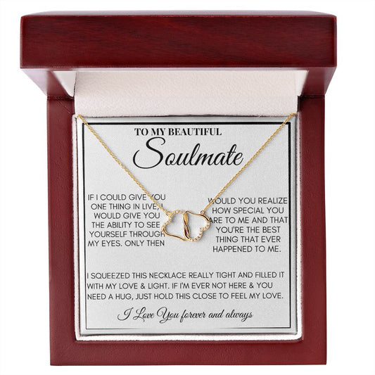 Everlasting Love Necklace for her, Soulmate