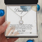 Eternal hope Necklace, Daughters gift from Dad,