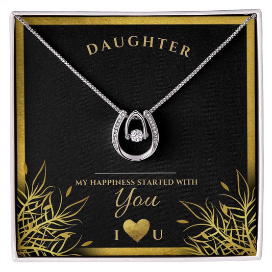 Daughter fate, destiny, pure luck Necklace, special occasion necklace,