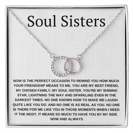 Perfect Pair Necklace , Soul Sisters Necklace, Best friend Necklace,
