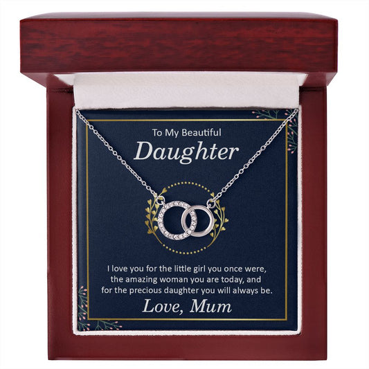 Perfect Pair Necklace, Daughters gift from Mom, Personalized gifts