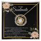 Soulmate gift, Love Interlock Necklace, Personalized gift,