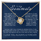 Love Knot necklace, to my soulmate gift, Wife gift,