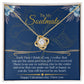 Love Knot Necklace, Soulmate, Valentines day gift
