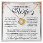 Love Knot Necklace, To my beautiful Wife