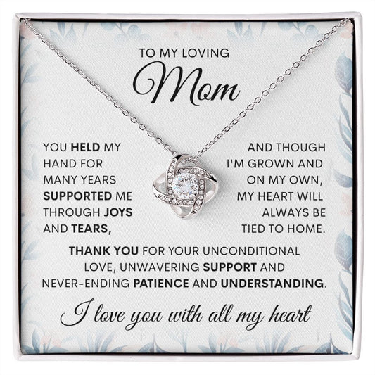 To my loving Mom Necklace, Special gift for Mom.