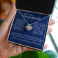 Love Knot necklace, to my soulmate gift, Wife gift,