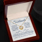 To my soulmate, love knot necklace