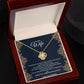love knot necklace, my wife gift,