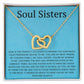 Perfect Pair Necklace , Soul Sisters Necklace, Best friend Necklace,
