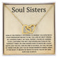 Perfect Pair Necklace , Soul Sisters Necklace, Best friend Necklace,