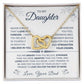 Interlock love Necklace, wife present, Personalized gifts, Daughter