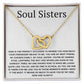 Perfect Pair Necklace , Soul Sisters Necklace, Best friend Necklace,