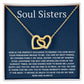 Interlocking Necklace, Soul Sisters Gift, best friends gifts,