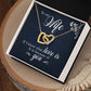 If I know what love is Interlock love Necklace, wife present, Personalized gifts